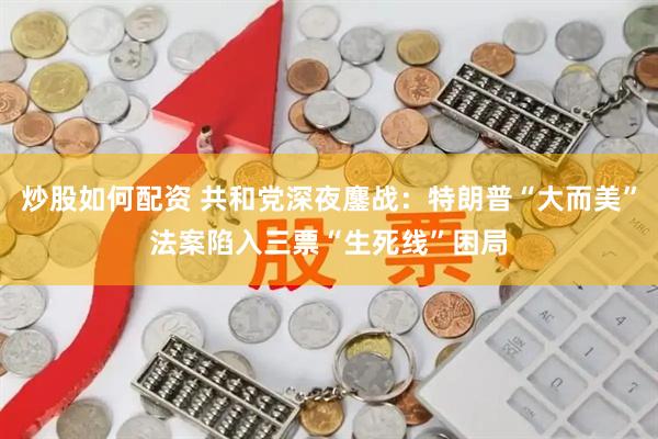 炒股如何配资 共和党深夜鏖战：特朗普“大而美”法案陷入三票“生死线”困局