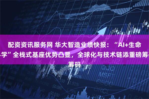 配资资讯服务网 华大智造业绩快报:“AI+生命科学”全栈式基座优势凸显,全球化与技术链添重磅筹码