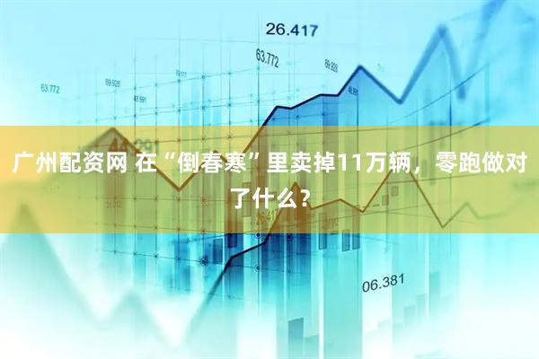 广州配资网 在“倒春寒”里卖掉11万辆,零跑做对了什么?